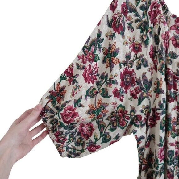 April Cornell Floral Maxi Dress Size Women's Large Boho Cottagecore Holiday - Picture 5 of 15